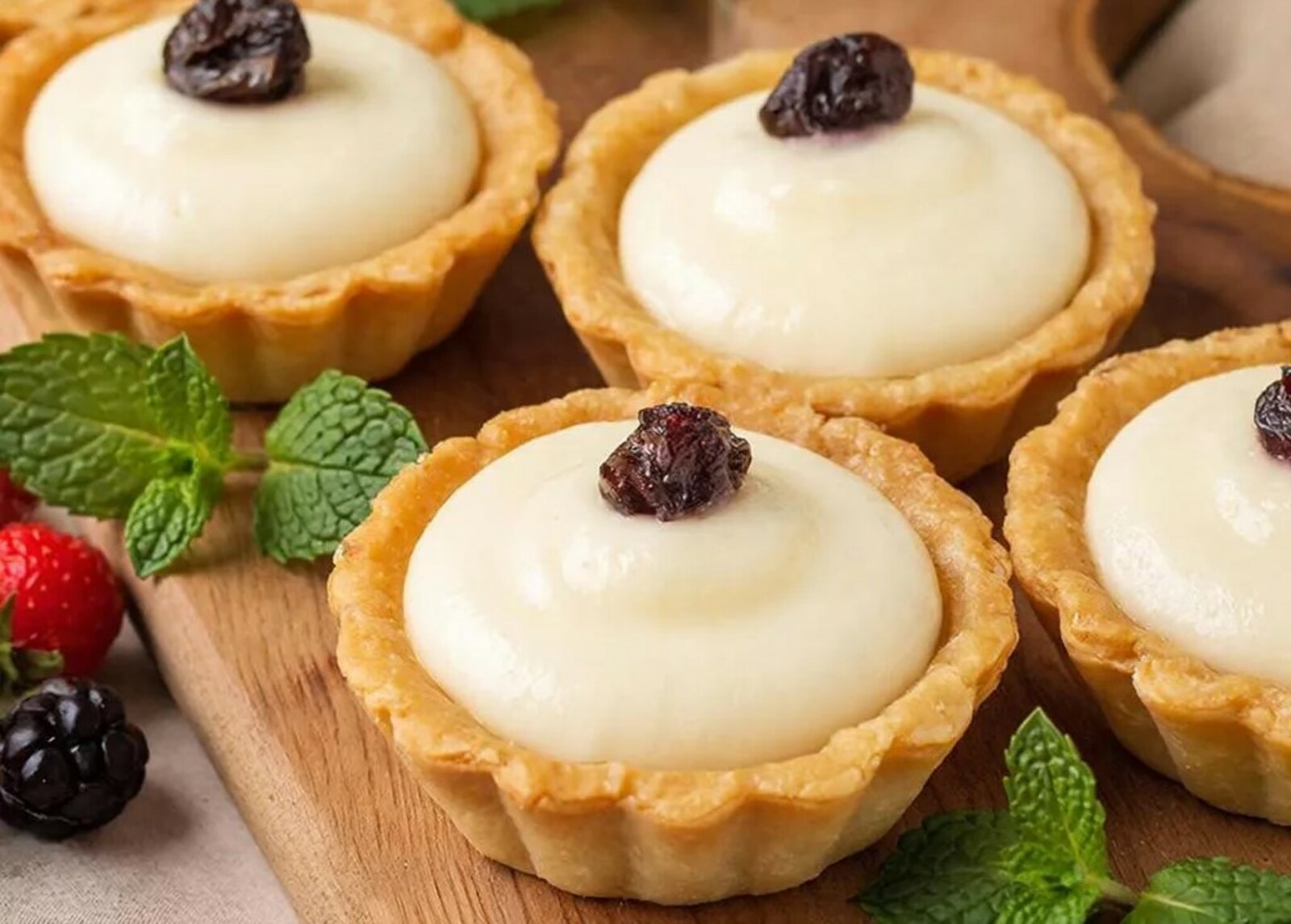 Каймаклы тарталеткалар